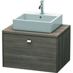 Duravit Konsolenunterschrank BRIOSO Griff chrom 442x720x550mm pine terra