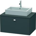 Duravit Konsolenunterschrank BRIOSO Griff chrom 442x820x550mm graphit matt