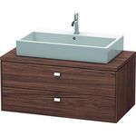Duravit Konsolenunterschrank BRIOSO Griffe chr 442x1020x550mm NB dunkel
