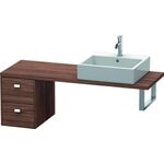 Duravit Konsolenunterschrank BRIOSO Griffe chr 442x320x480mm nussbaum dunkel