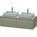 Duravit Waschtischunterbau KETHO 550x1400x426mm leinen