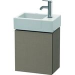 Duravit Waschtischunterbau L-CUBE 400x364x241mm, Anschlag rechts leinen