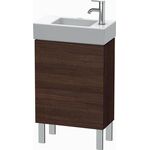 Duravit Waschtischunterbau L-CUBE 582x480x240mm Ans rechts kastanie dunkel