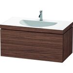 Duravit Möbelwaschtisch DARLING NEW 1000x540mm o ÜL 1 HL nussbaum dunkel
