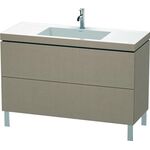 Duravit Waschtischunterbau L-CUBE m WT Vero Air 698x1200x480mm 1 HL leinen