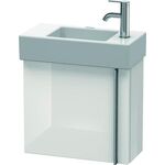 Duravit Waschtischunterbau VERO AIR 436x484x211mm Ans links weiß hochglanz