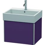 Duravit Waschtischunterbau XSQUARE 397x584x460mm aubergine seidenmatt