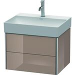Duravit Waschtischunterbau XSQUARE 397x584x460mm cappuccino hochglanz
