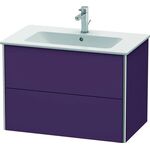 Duravit Waschtischunterbau XSQUARE 560x810x478mm aubergine seidenmatt