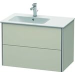 Duravit Waschtischunterbau XSQUARE 560x810x478mm, Becken links taupe matt
