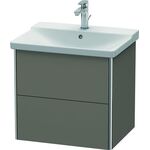 Duravit Waschtischunterbau XSQUARE 565x610x473mm flannel grey seidenmatt