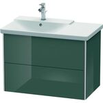Duravit Waschtischunterbau XSQUARE Be li 565x810x473mm dolo grey hochglanz