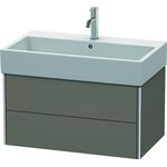 Duravit Waschtischunterbau XSQUARE 397x784x460mm flannel grey seidenmatt