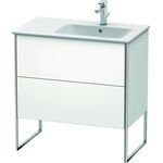 Duravit Waschtischunterbau XSQUARE 832x810x478mm, Becken rechts weiß matt