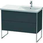 Duravit Waschtischunterbau XSQUARE Be rechts 805x1010x473mm graphit matt