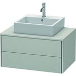 Duravit Waschtischunterbau XSQUARE 400x800x548mm betongrau matt