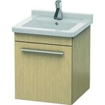 Duravit Waschtischunterbau X-LARGE 443x440x510mm Ans rechts eiche gebürstet