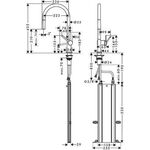 HG Einhebel-Spültischmischer 210 TALIS M Ausziehauslauf, mit sBox mattschwarz