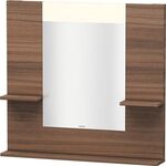 Duravit Spiegel VERO 142x850x800mm Beleuchtung nussbaum natur