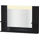 Duravit Spiegel VERO 142x1200x800mm Be schwarz hochglanz