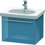 Duravit Waschtischunterbau X-LARGE 458x600mm stone blue hochglanz