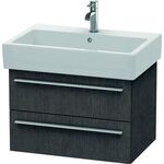 Duravit Waschtischunterbau X-LARGE 443x650x448mm eiche dunkel gebürstet