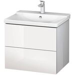 Duravit Waschtischunterbau L-CUBE 620x481x555mm graphit matt