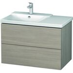 Duravit Waschtischunterbau L-CUBE 820x481x555mm pine silver