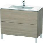 Duravit Waschtischunterbau L-CUBE 1020x481x704mm pine silver