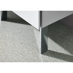 Duravit Sockelfuß aluminium matt 4 Stück