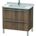 Duravit Waschtischunterbau X-LARGE 800x470x668mm nussbaum natur