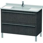 Duravit Waschtischunterbau X-LARGE 1000x470x668mm eiche dunkel gebürstet