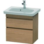Duravit Waschtischunterbau DURASTYLE 368x580x610mm eur. Eiche/europäische Ei