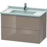 Duravit Waschtischunterbau L-CUBE 469x820x558mm cappuccino hochglanz