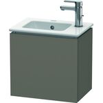 Duravit Waschtischunterbau L-CUBE 294x420x400mm Ans li fla grey seidenmatt