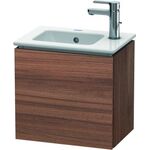 Duravit Waschtischunterbau L-CUBE 294x420x400mm Ans rechts nussbaum natur