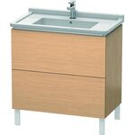Duravit Waschtischunterbau L-CUBE 469x820x712mm eiche gebürstet