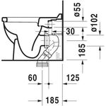 Duravit Stand-WC STARCK 3 ti. 360x560mm Ab wa HygieneGlaze weiß
