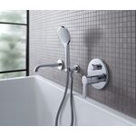Duravit Wanneneinlauf C.1 DN 15 Ausldg 205mm m rd. Rosette chrom