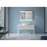 Duravit Aufsatzbecken LUV o ÜL m HLB 600x400mm 1 Hahnloch weiß WG