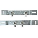 Multitubo Montageschiene gebogen 16mmx1/2" IG 75mm