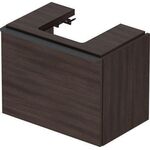 Duravit Waschtischunterbau D-NEO Compact 440x584x372mm, 1 Auszug kastanie dunkel