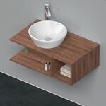 Duravit Waschtischunterbau Compact D-NEO 1 f rechts 260x800x480mm nussbaum natur