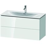 Duravit Waschtischunterbau L-CUBE 550x1020x481mm weiß hochglanz