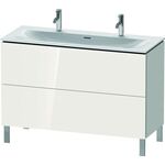 Duravit Waschtischunterbau L-CUBE 704x1220x481mm weiß hochglanz