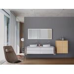 Duravit Konsole L-CUBE 30 St. 2 Ausschnitte 550 weiß hochglanz
