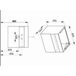 Keuco Waschtischunterbau STAGELINE 650x625x490mm cash