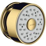 Seitenbrause AXOR 1jet DN 15, runde Rosette polished gold optic