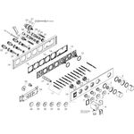 Thermostatmodul AXOR SHOWERSOLUTIONS SELECT 530/90 polished gold optic