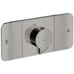Fertigmontageset AXOR ONE f UP-Thermostat 2 Verbr pol. bl chrome